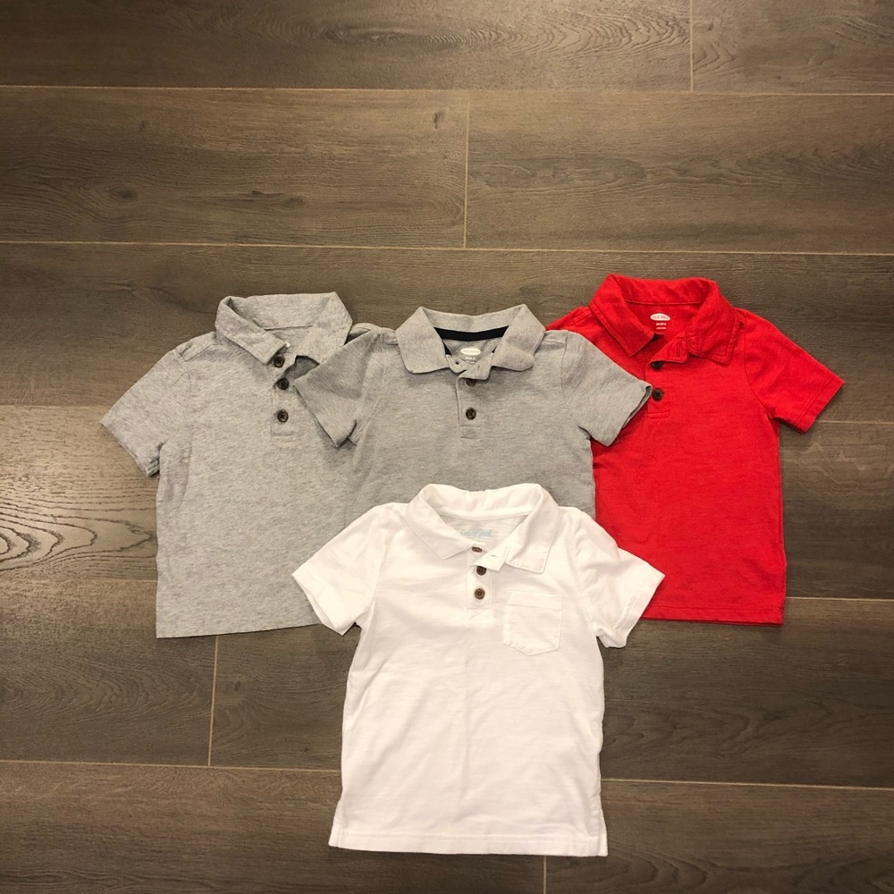 4 Toddler Boy 18-24 M Polo Shirts